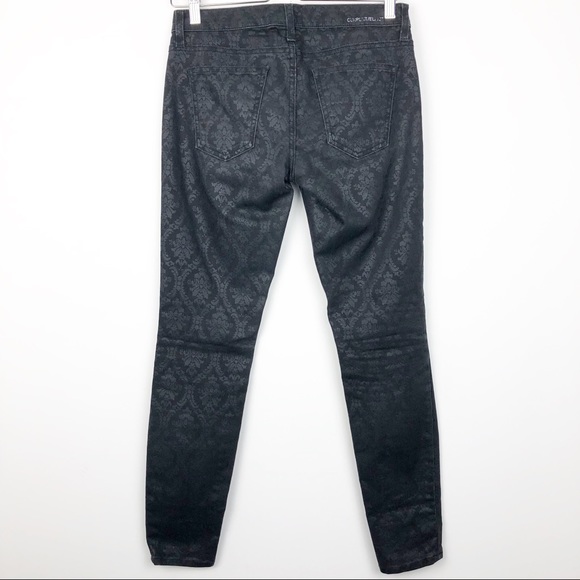 Current/Elliott Coated Ankle Skinny Print Jeans - Picture 3 of 8